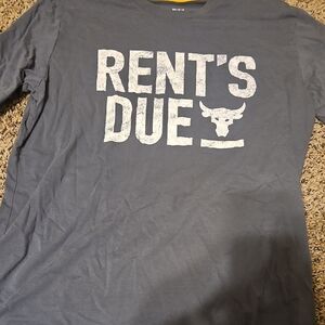 Under Armour Gray 'Rent's Due' Graphic Tee